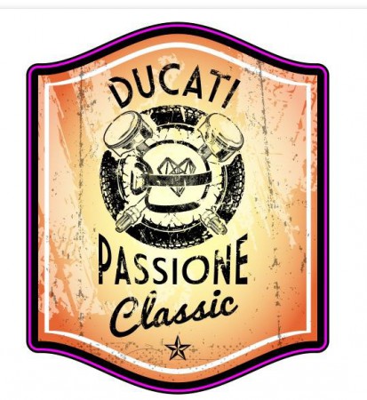 Ducati Passione Classic - Sticker
